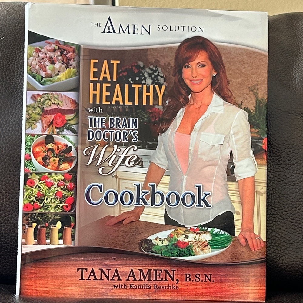 Eat Healthy w/ The Brain Doctor’s Wife Cookbook - Brand New